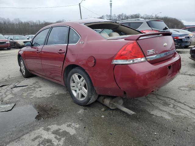 2G1WC581769282981 - 2006 CHEVROLET IMPALA LT RED photo 2