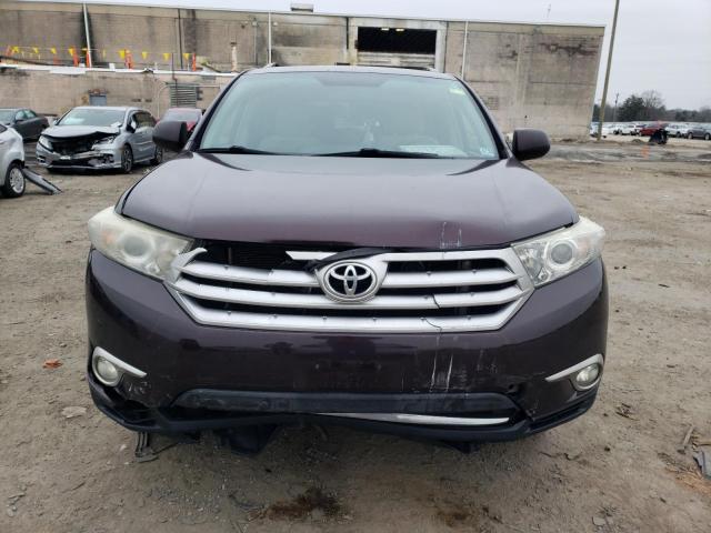 5TDBK3EH6BS043356 - 2011 TOYOTA HIGHLANDER BASE Violet photo 5