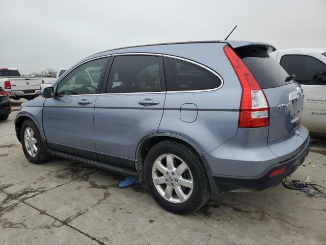 JHLRE38798C033099 - 2008 HONDA CR-V EXL BLUE photo 2