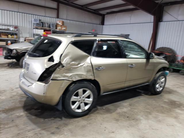 JN8AZ08W67W602674 - 2007 NISSAN MURANO SL TAN photo 3