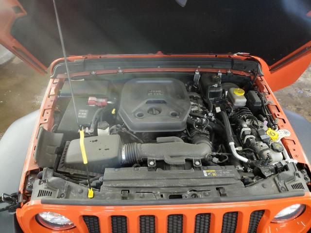 1C4HJXDN8JW201674 - 2018 JEEP WRANGLER U SPORT Помаранчевий фото 12