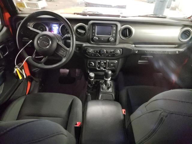 1C4HJXDN8JW201674 - 2018 JEEP WRANGLER U SPORT Помаранчевий фото 8