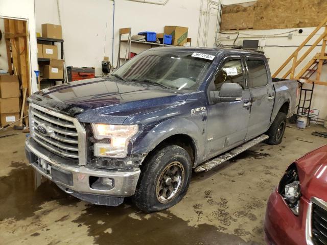 1FTEW1EPXGKF51583 - 2016 FORD F150 SUPERCREW BLUE photo 1