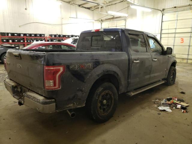 1FTEW1EPXGKF51583 - 2016 FORD F150 SUPERCREW BLUE photo 3