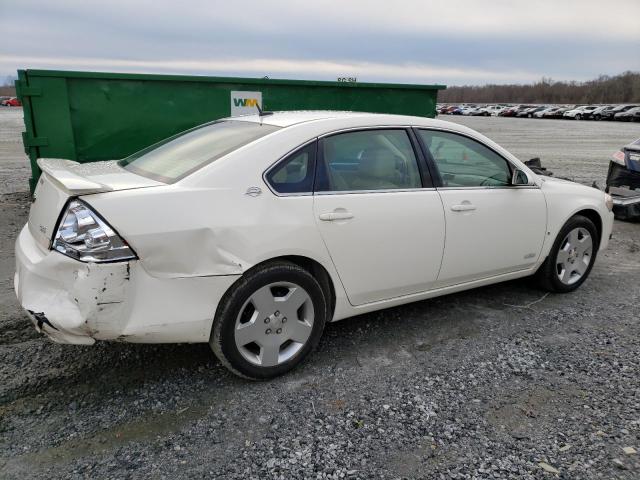 2G1WD58CX89160097 - 2008 CHEVROLET IMPALA SUPER SPORT WHITE photo 3