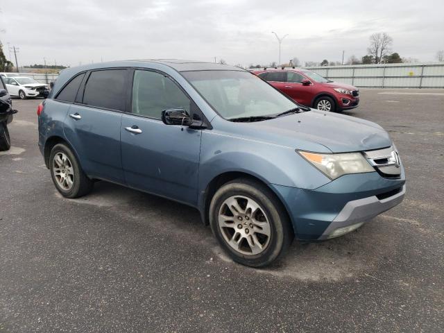 2HNYD28327H536210 - 2007 ACURA MDX TECHNOLOGY TEAL photo 4