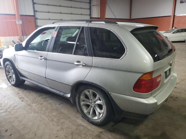 5UXFB335X3LH43833 - 2003 BMW X5 4.4I SILVER photo 2