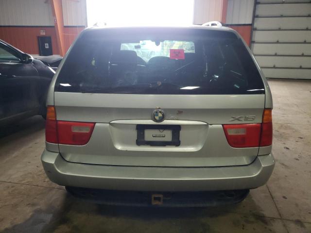 5UXFB335X3LH43833 - 2003 BMW X5 4.4I SILVER photo 6