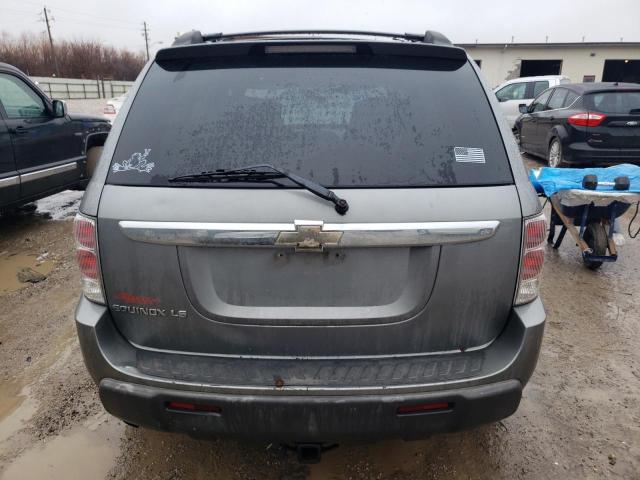 2CNDL13F356154534 - 2005 CHEVROLET EQUINOX LS GRAY photo 6