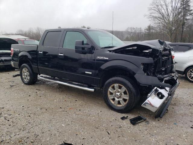 1FTFW1ET0BFC54728 - 2011 FORD F150 SUPERCREW BLACK photo 4