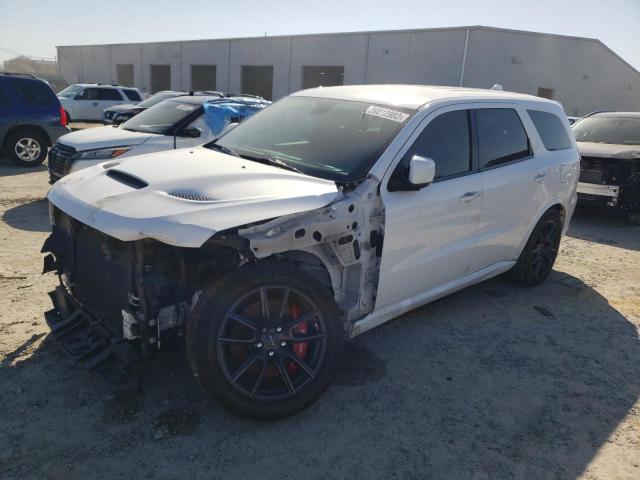 1C4SDJGJ5JC186961 - 2018 DODGE DURANGO SRT WHITE photo 1