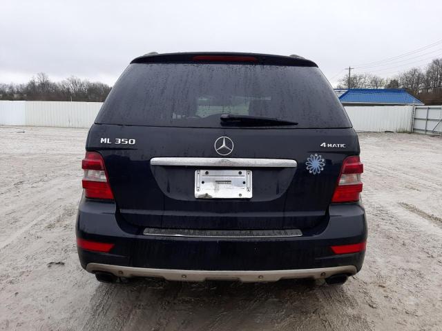 4JGBB86E39A510351 - 2009 MERCEDES-BENZ ML 350 BLACK photo 6