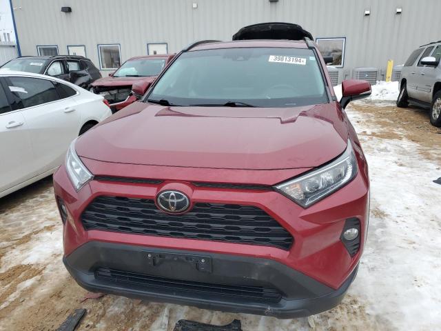 2T3P1RFV1LW115757 - 2020 TOYOTA RAV4 XLE RED photo 5