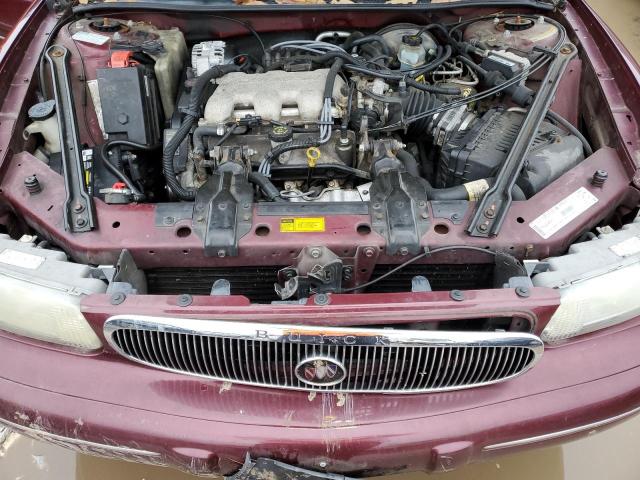 2G4WS52JXY1216893 - 2000 BUICK CENTURY CUSTOM BURGUNDY photo 11