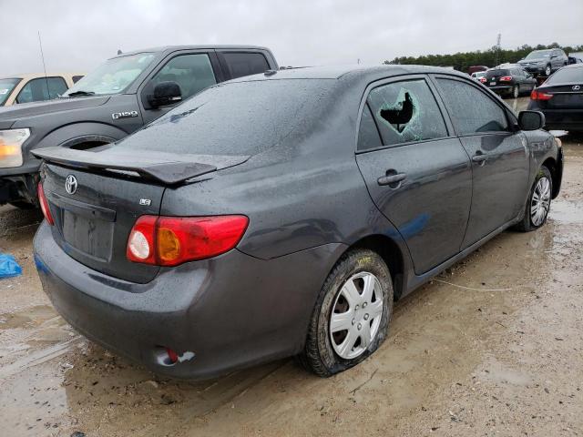 2T1BU4EE4AC396854 - 2010 TOYOTA COROLLA BASE GRAY photo 3