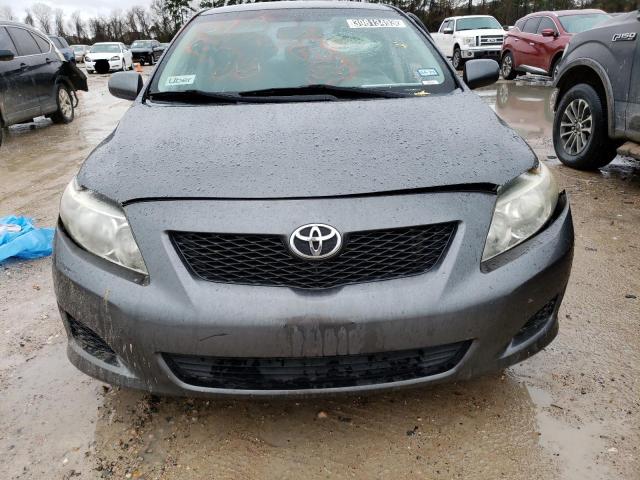 2T1BU4EE4AC396854 - 2010 TOYOTA COROLLA BASE GRAY photo 5