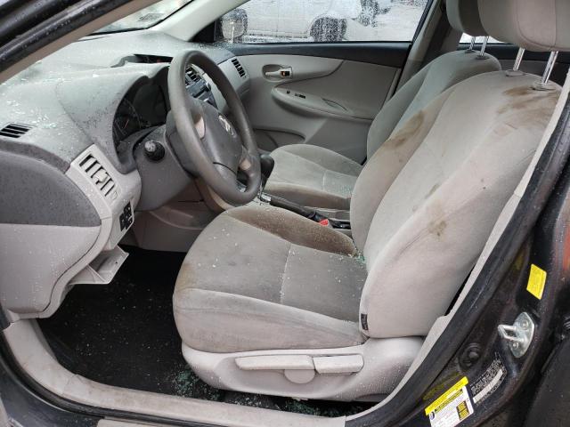 2T1BU4EE4AC396854 - 2010 TOYOTA COROLLA BASE GRAY photo 7
