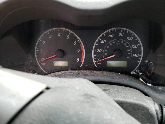 2T1BU4EE4AC396854 - 2010 TOYOTA COROLLA BASE GRAY photo 9