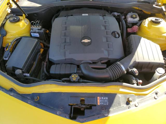 2G1FA1E36C9108447 - 2012 CHEVROLET CAMARO LS YELLOW photo 11