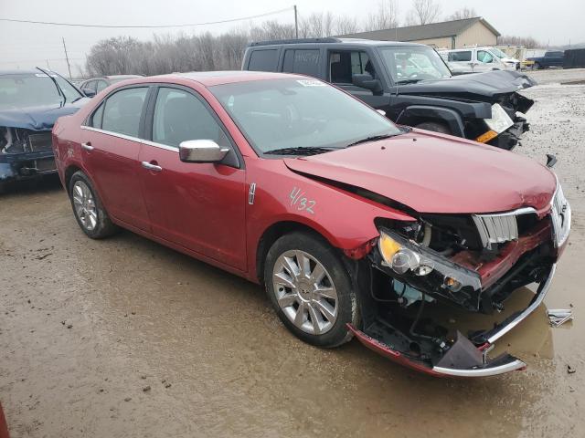 3LNHL2GC4BR752451 - 2011 LINCOLN MKZ RED photo 4