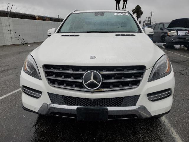 4JGDA5HB2FA548713 - 2015 MERCEDES-BENZ ML 350 4MATIC WHITE photo 5