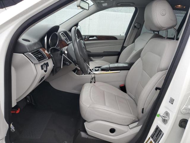 4JGDA5HB2FA548713 - 2015 MERCEDES-BENZ ML 350 4MATIC WHITE photo 7