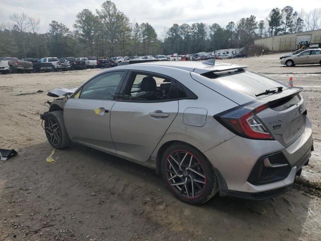 SHHFK7H94LU208029 - 2020 HONDA CIVIC SPORT TOURING GRAY photo 2