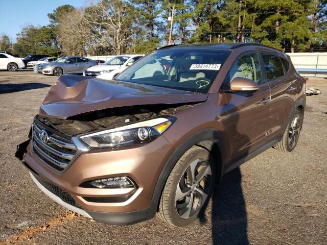 KM8J33A24HU354519 - 2017 HYUNDAI TUCSON LIMITED BROWN photo 1