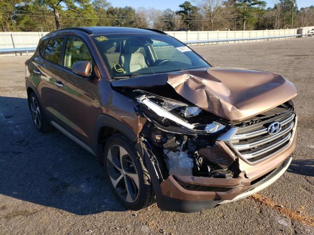 KM8J33A24HU354519 - 2017 HYUNDAI TUCSON LIMITED BROWN photo 4