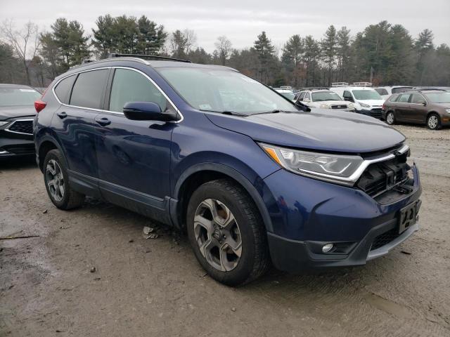 2HKRW2H53HH682789 - 2017 HONDA CR-V EX BLUE photo 4