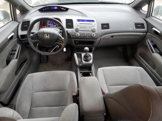 1HGFA15558L042645 - 2008 HONDA CIVIC LX SILVER photo 8