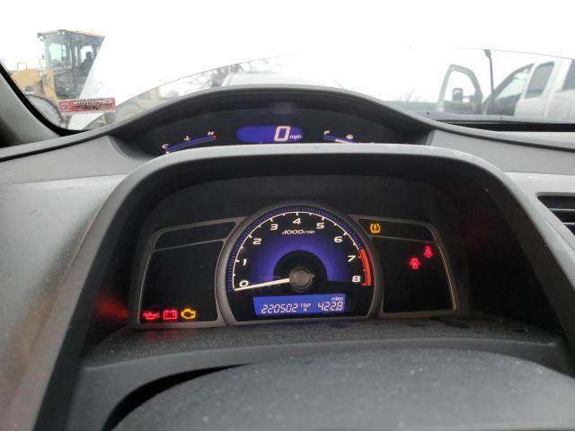 1HGFA15558L042645 - 2008 HONDA CIVIC LX SILVER photo 9