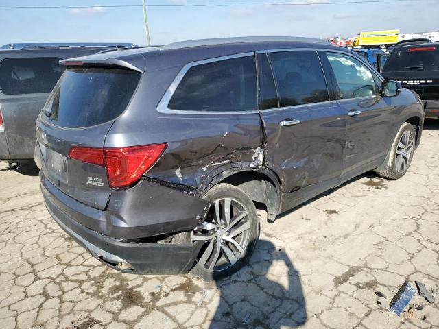 5FNYF6H06JB067441 - 2018 HONDA PILOT ELITE GRAY photo 3