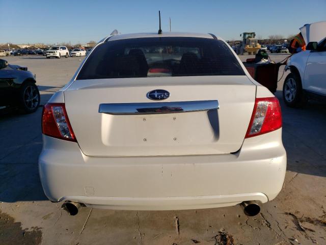 JF1GE74698G516387 - 2008 SUBARU IMPREZA WRX WHITE photo 6