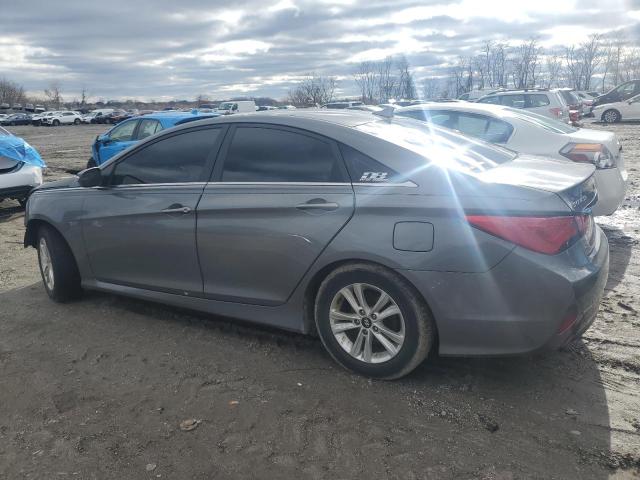 5NPEB4ACXEH841026 - 2014 HYUNDAI SONATA GLS GRAY photo 2