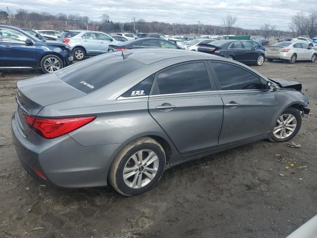 5NPEB4ACXEH841026 - 2014 HYUNDAI SONATA GLS GRAY photo 3