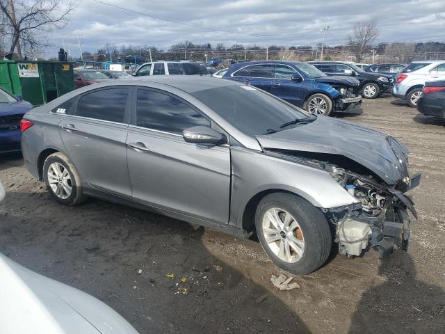 5NPEB4ACXEH841026 - 2014 HYUNDAI SONATA GLS GRAY photo 4