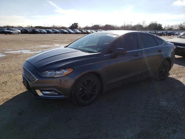 3FA6P0HD9JR240376 - 2018 FORD FUSION SE GRAY photo 1