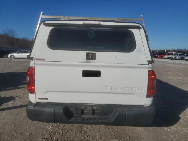 5TFRU5F10EX031661 - 2014 TOYOTA TUNDRA DOUBLE CAB SR/SR5 WHITE photo 6