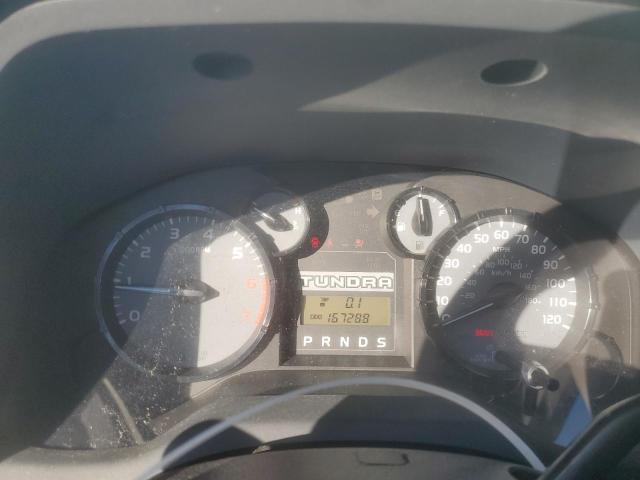 5TFRU5F10EX031661 - 2014 TOYOTA TUNDRA DOUBLE CAB SR/SR5 WHITE photo 9
