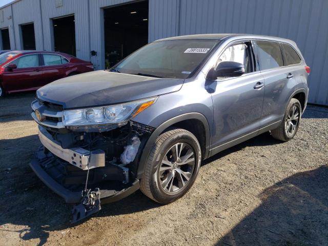 5TDZZRFH0KS298600 - 2019 TOYOTA HIGHLANDER LE BLUE photo 1