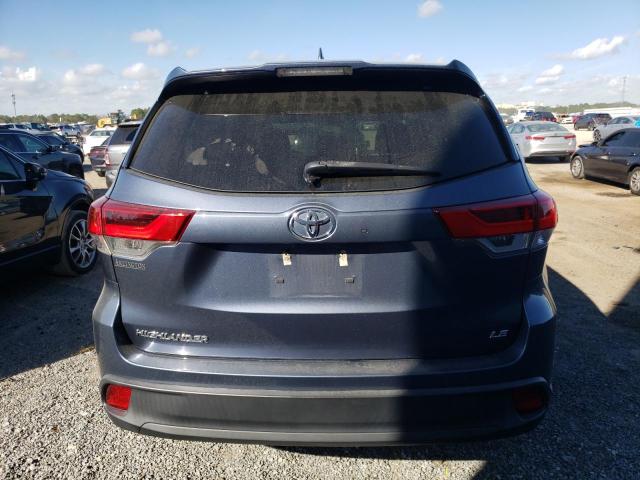 5TDZZRFH0KS298600 - 2019 TOYOTA HIGHLANDER LE BLUE photo 6