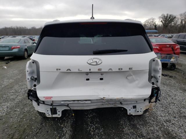 KM8R34HE4LU088193 - 2020 HYUNDAI PALISADE SEL WHITE photo 6