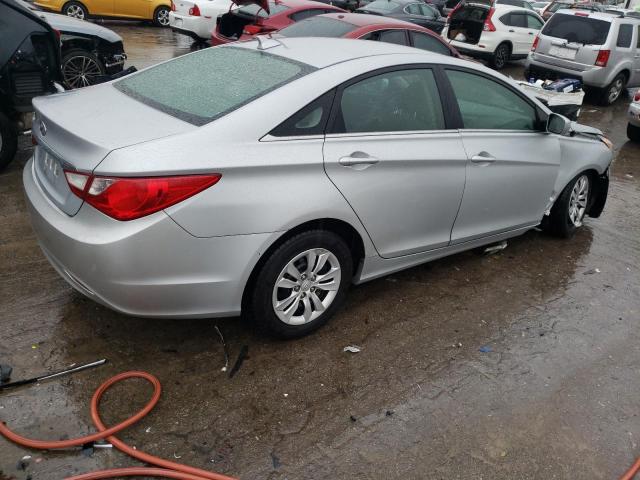 5NPEB4AC9BH206195 - 2011 HYUNDAI SONATA GLS SILVER photo 3