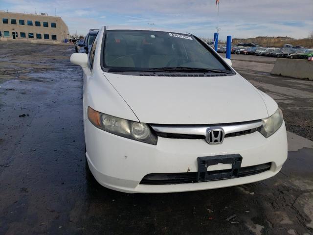 1HGFA16558L019638 - 2008 HONDA CIVIC LX WHITE photo 5