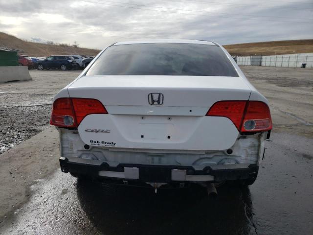 1HGFA16558L019638 - 2008 HONDA CIVIC LX WHITE photo 6