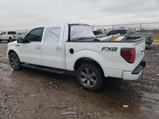 1FTFW1CF9DKD41146 - 2013 FORD F150 SUPERCREW WHITE photo 2