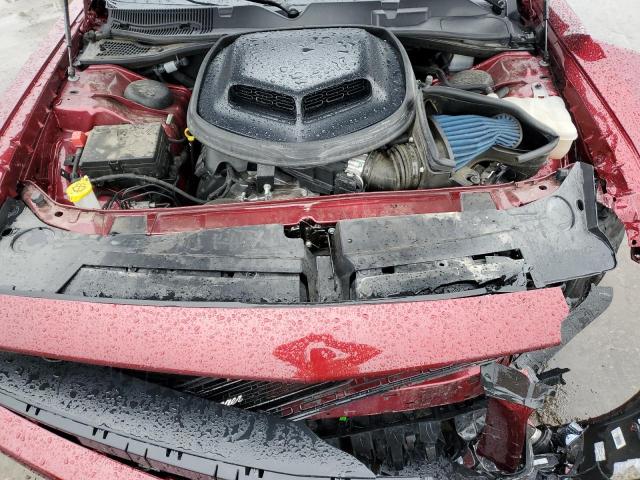 2C3CDZFJ0NH181789 - 2022 DODGE CHALLENGER R/T SCAT PACK BURGUNDY photo 11