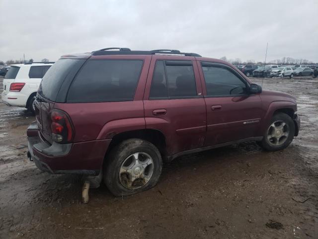 1GNDT13S442387391 - 2004 CHEVROLET TRAILBLAZE LS MAROON photo 3