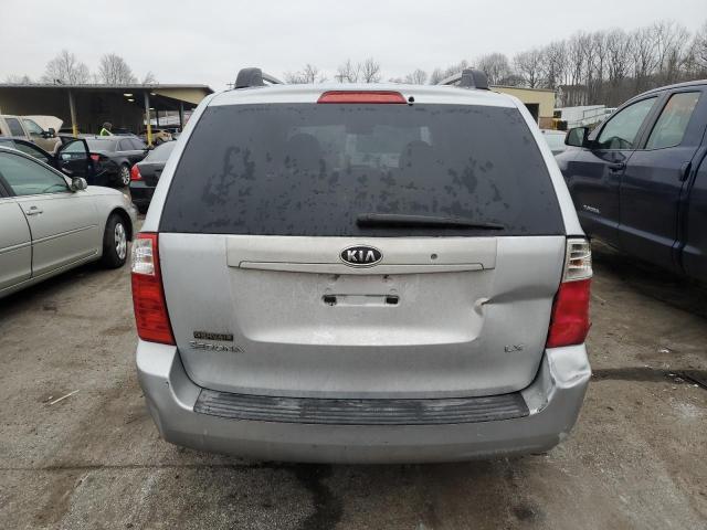 KNDMB233176165561 - 2007 KIA SEDONA EX GRAY photo 6